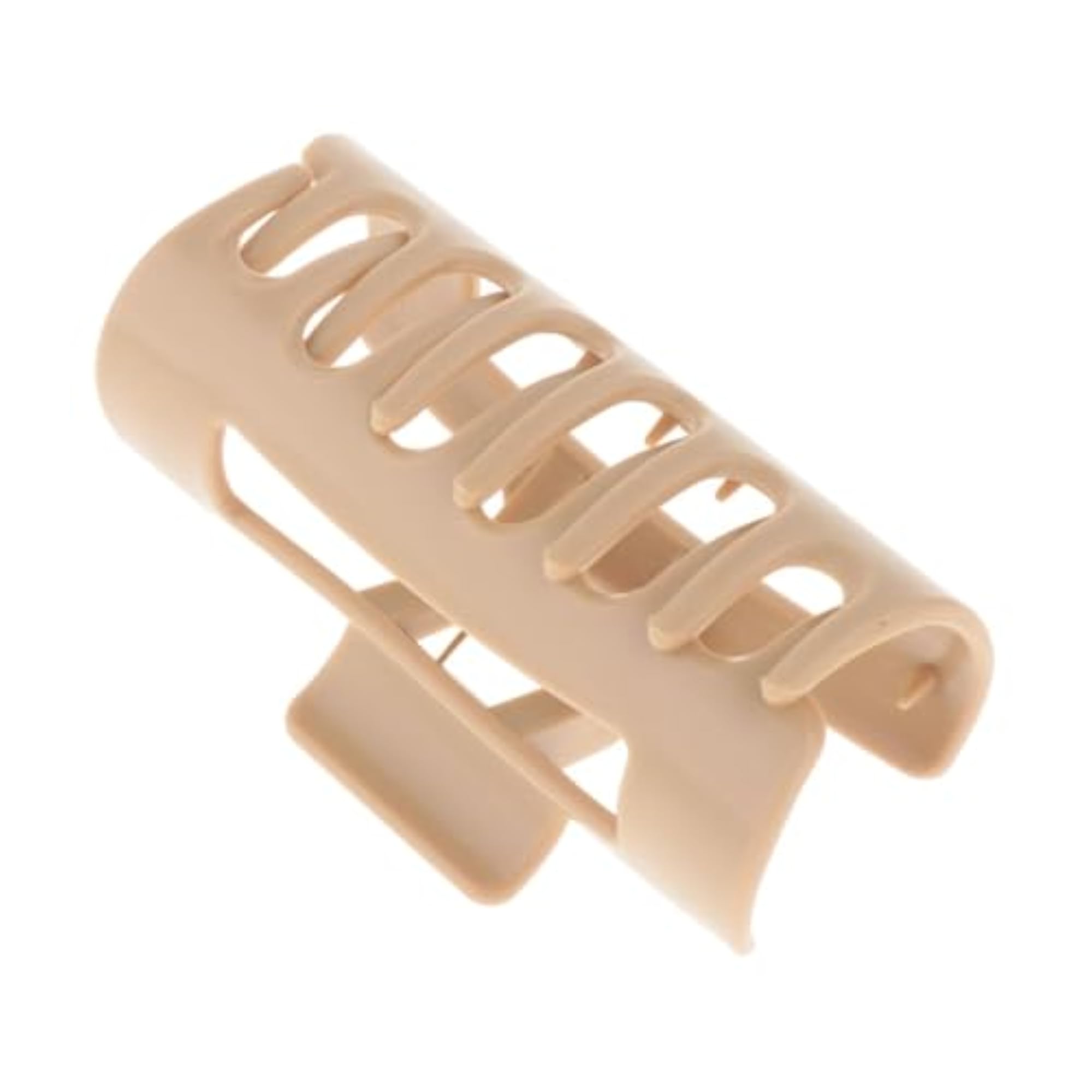 Soft Silicone Hair Claw Clips for All Hair Types, Dark Khaki